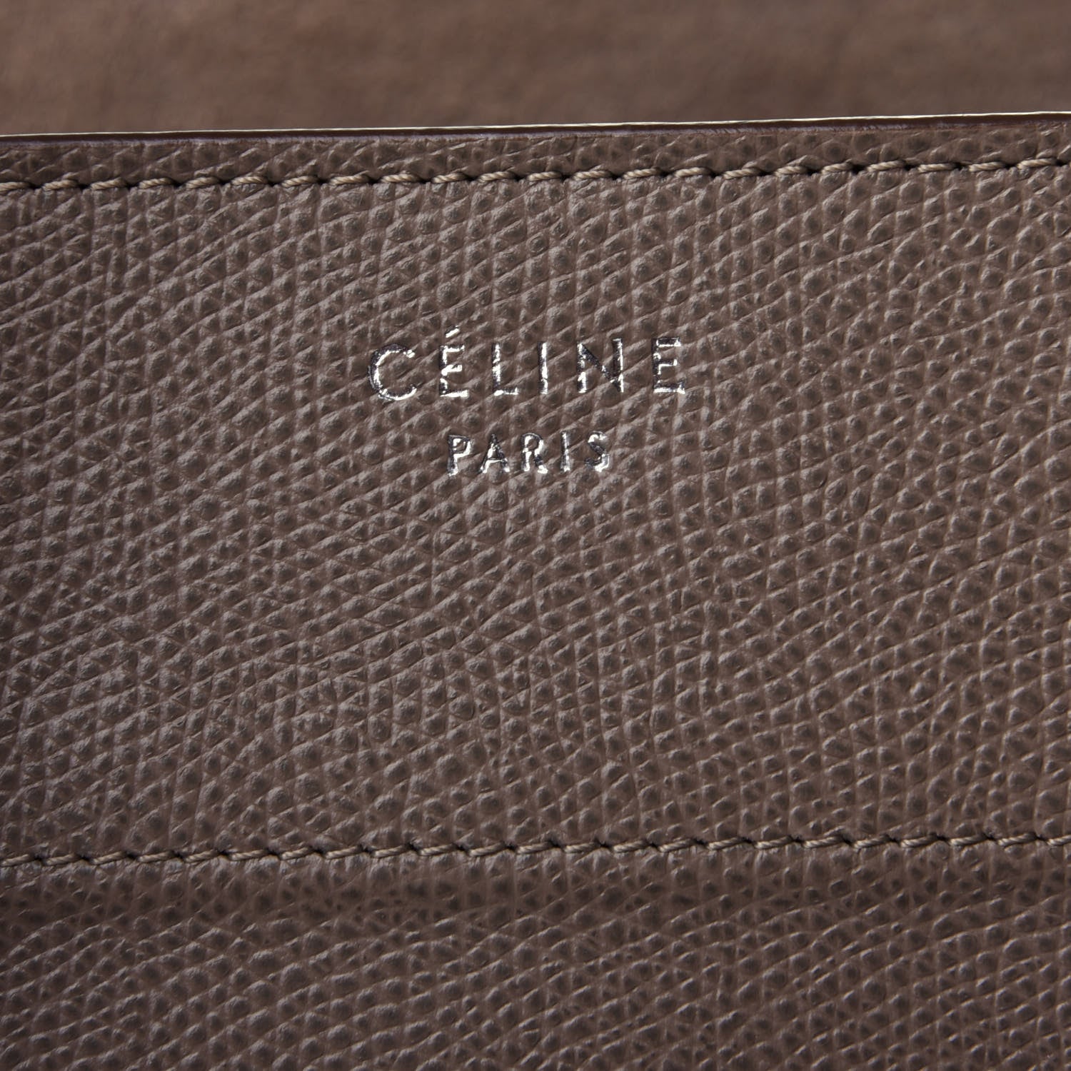 Celine Grained Calfskin Medium Phantom Luggage Taupe 6 of 12