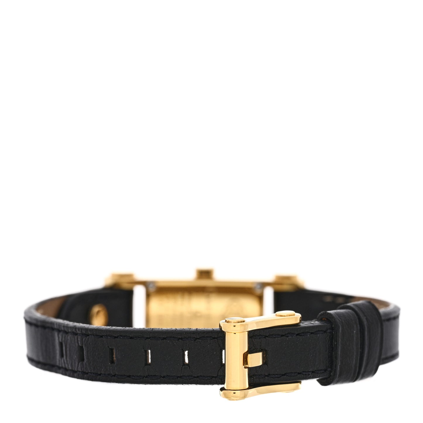 Stainless Steel Calfskin 12mm Dior66 Quartz Watch Black