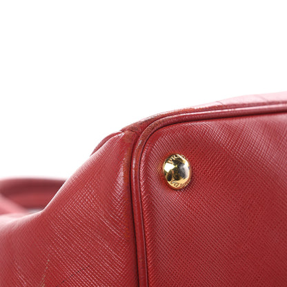 Prada Saffiano Lux Large Tote Fuoco 10 of 24