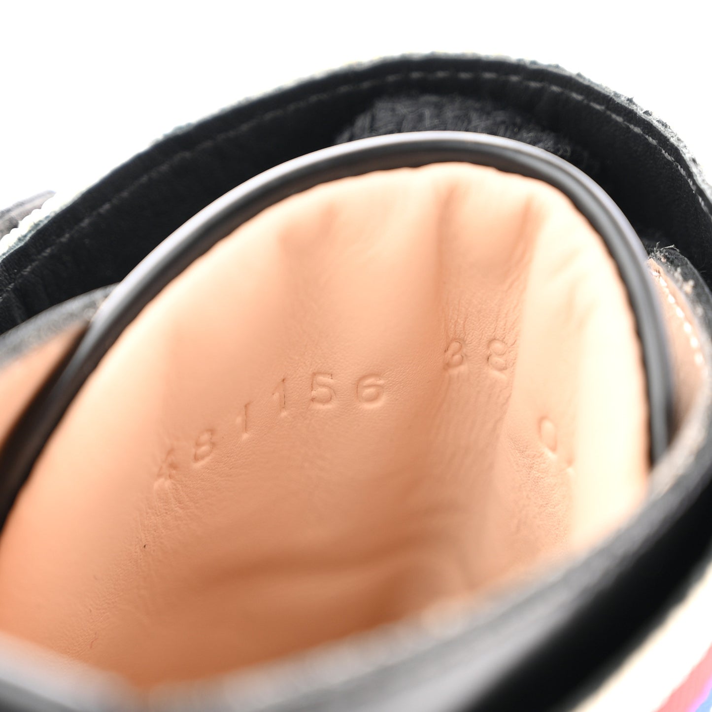 Calfskin Sylvie Web Womens Lace Up Combat Boots 38 Black