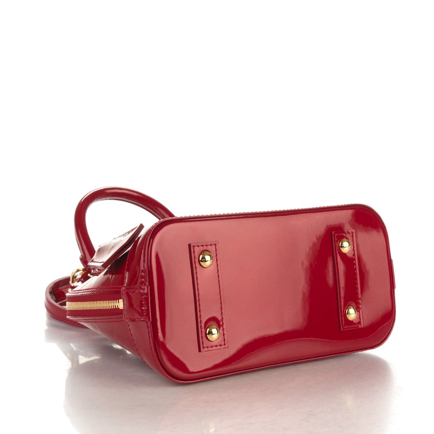 Louis Vuitton Vernis Alma BB Pomme D'Amour 4 of 6