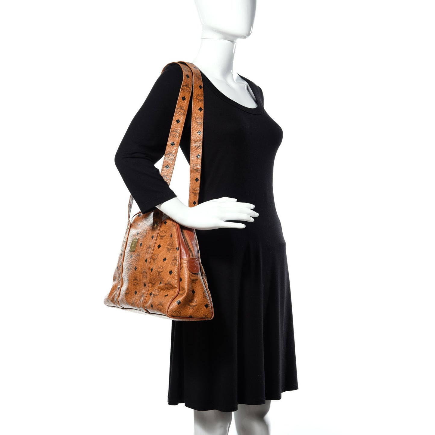 Visetos Bowler Bag Cognac