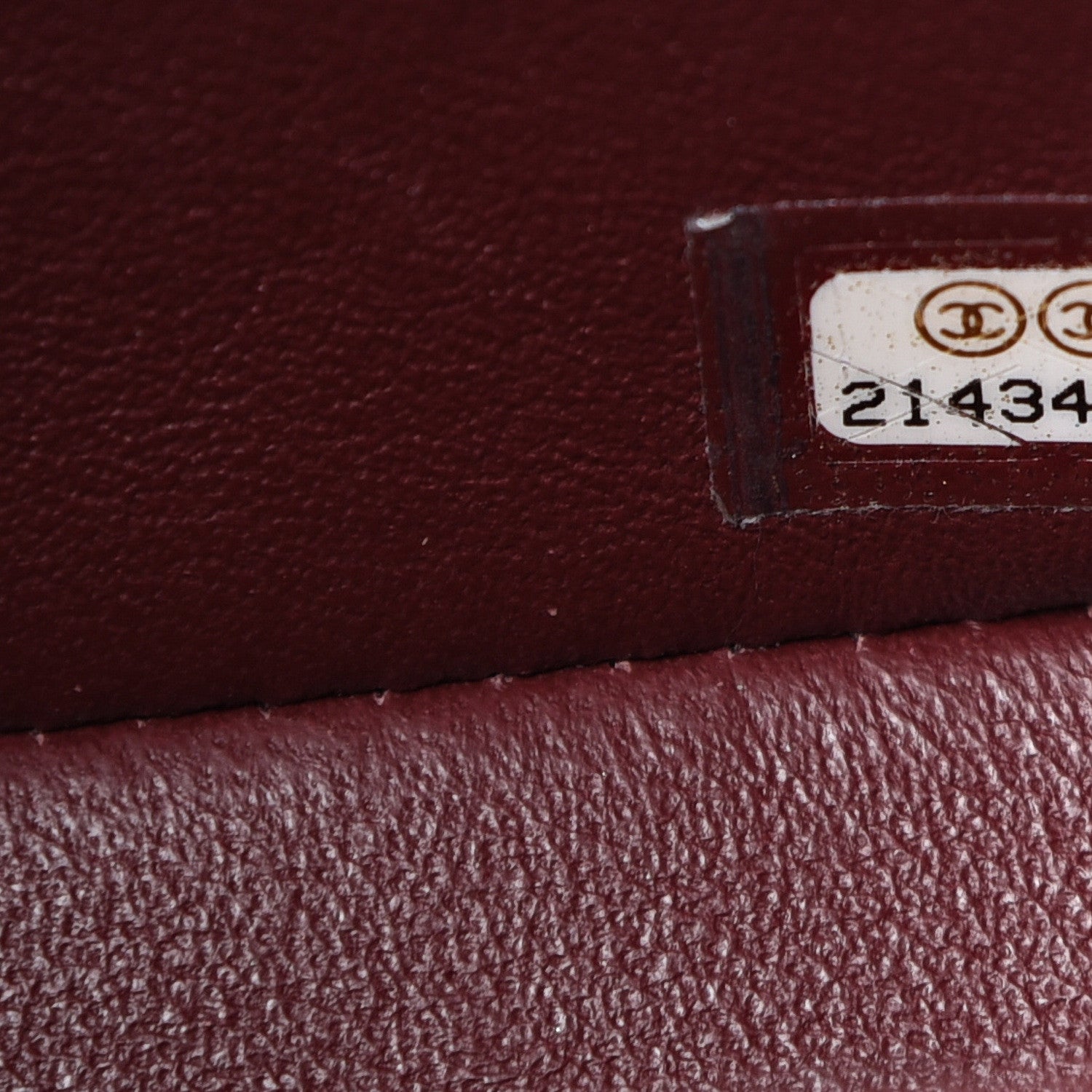 Chanel Caviar Quilted Mini Rectangular Flap Burgundy 6 of 11