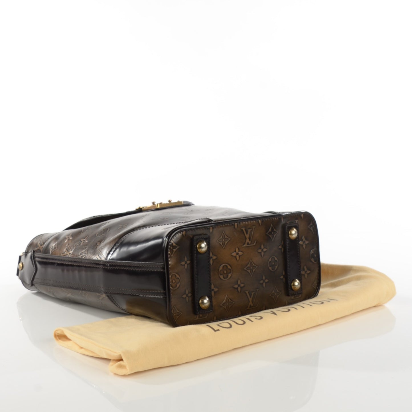 Monogram Embossed Sergent GM Bronze