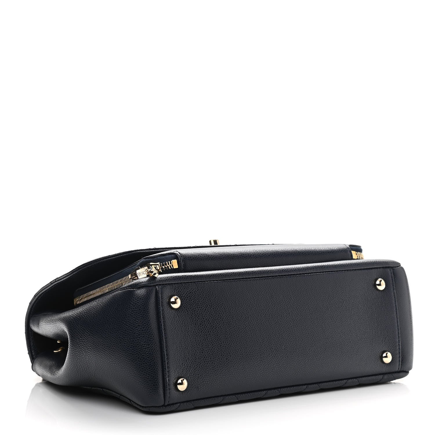 Chanel Caviar Quilted Large Business Affinity Flap Navy 3 of 10