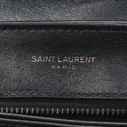Saint Laurent Calfskin Y Quilted Monogram Toy Loulou Crossbody Bag Black 4 of 11