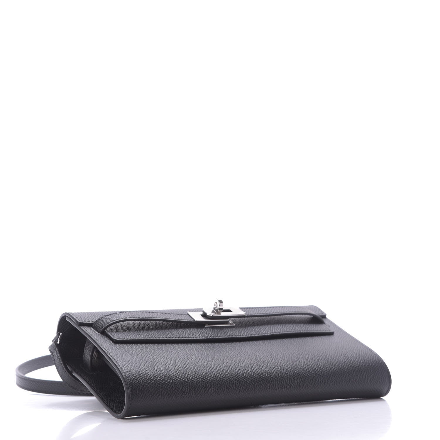 Hermes Epsom Kelly Wallet To Go Black 4 of 9