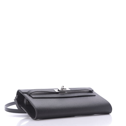 Hermes Epsom Kelly Wallet To Go Black 4 of 9