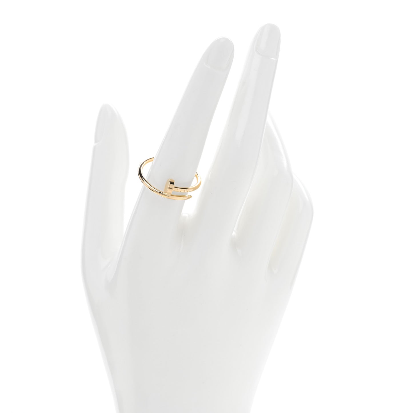 18K Yellow Gold Small Juste Un Clou Ring 59 8.75
