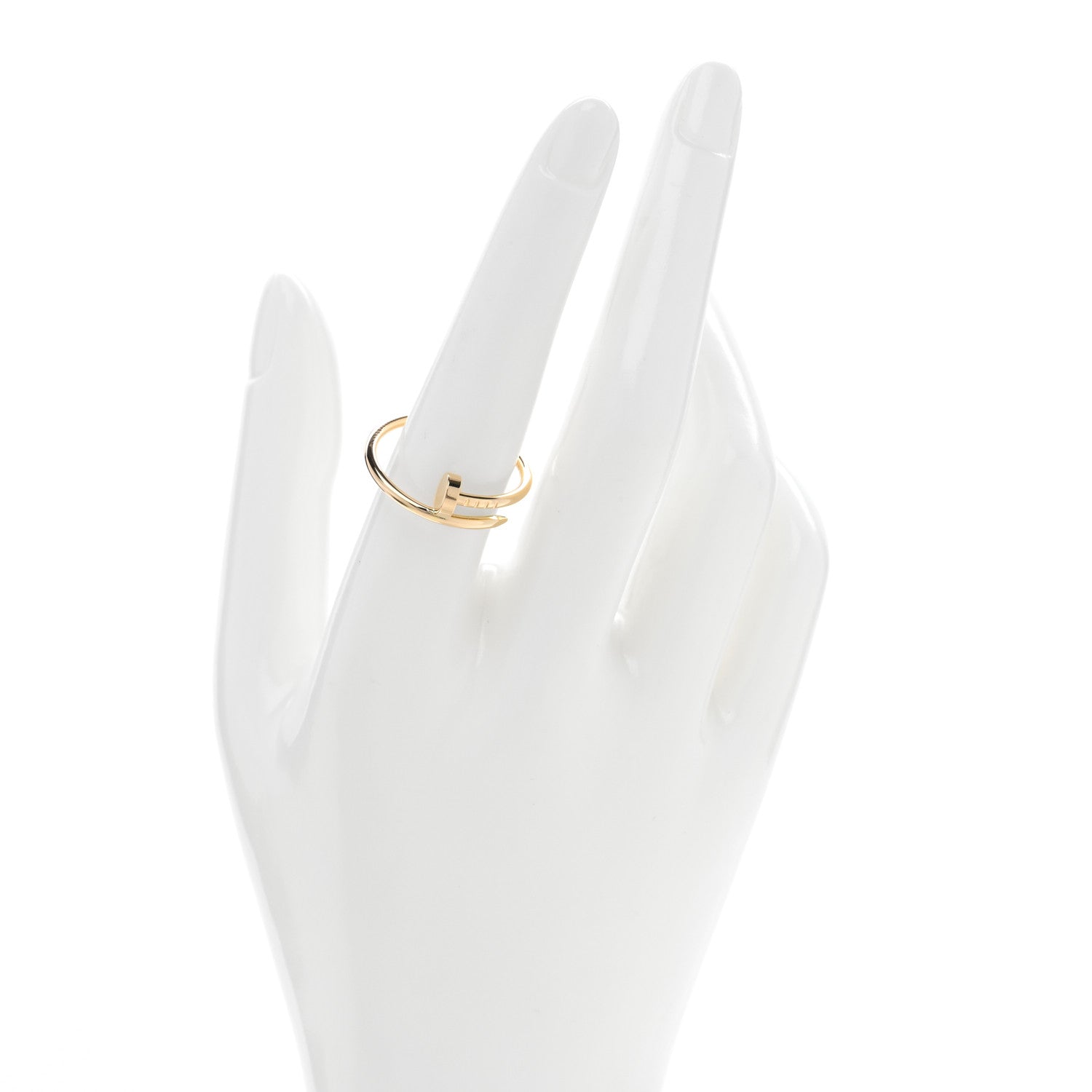 Cartier 18K Yellow Gold Small Juste Un Clou Ring 59 8.75 2 of 5