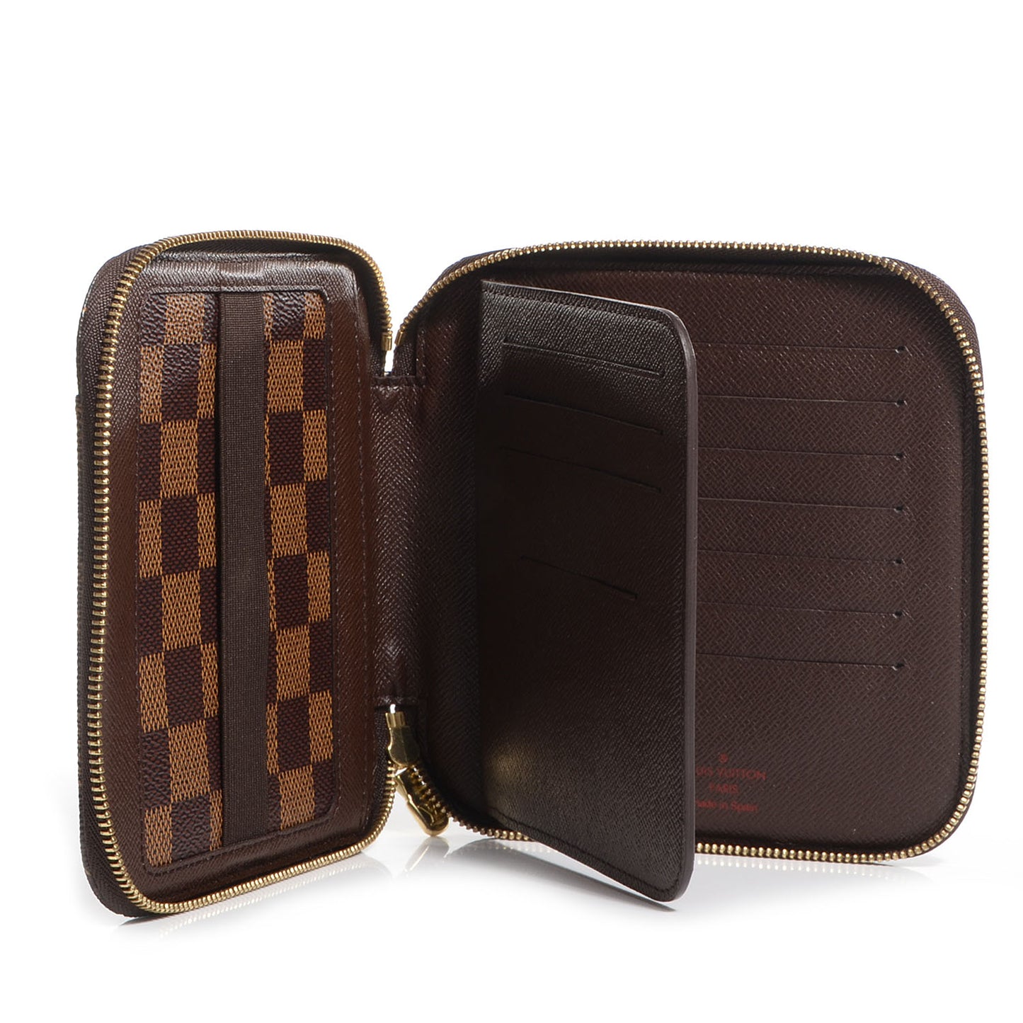 Damier Ebene Olav Organizer Wallet