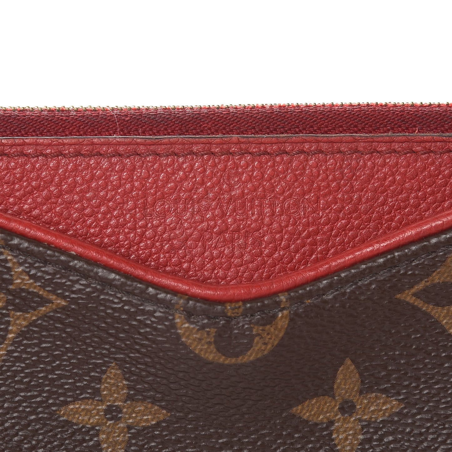 Monogram Pallas Clutch Cherry