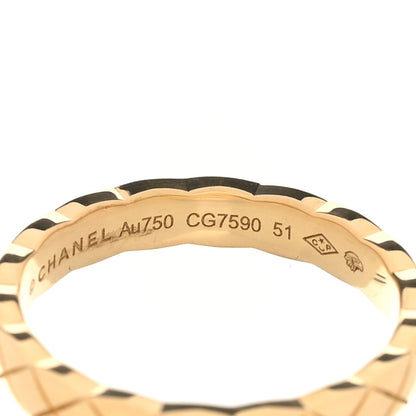 Chanel 18K Yellow Gold Mini Coco Crush Ring 51 5.75 4 of 5
