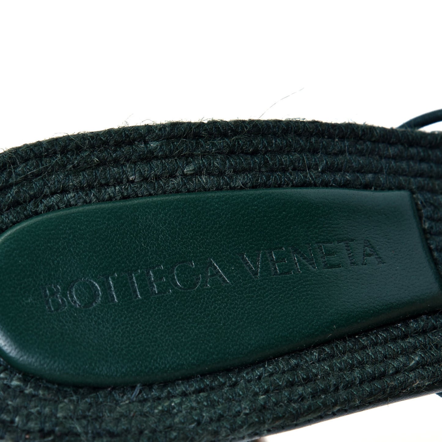 Raffia Elasticized Stretch Mule Sandals 38 Emerald Green