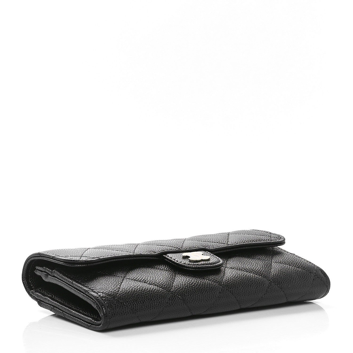 Chanel Caviar Quilted Medium Flap Wallet Black 4 of 11