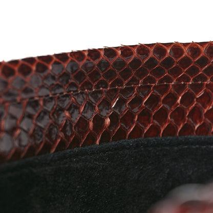 Fendi Crocodile Large Peekaboo Iconic Satchel Brown 12 of 16