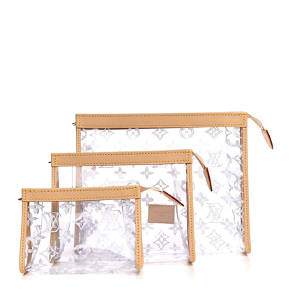 Louis Vuitton PVC Monogram Trio Poche Toilette 3 of 11