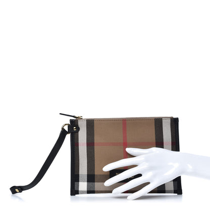 Burberry House Check Zip Pouch Black 2 of 8