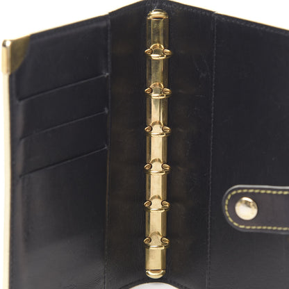 Louis Vuitton Suhali Small Ring Agenda Cover Black 6 of 6