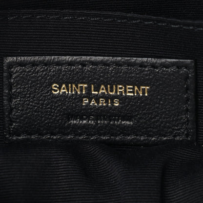 Saint Laurent Grain De Poudre Matelasse Chevron Quilted Round Vinyle Camera Bag Crema Soft 6 of 9