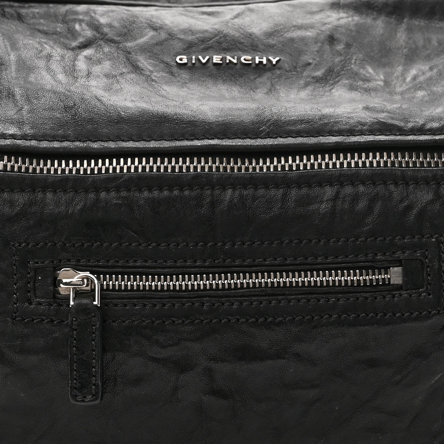 Givenchy Tumbled Sheepskin Medium Pandora Bag Black 8 of 13