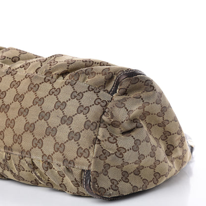 Gucci Monogram Large D Ring Hobo Dark Brown 9 of 10