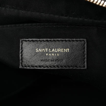 Saint Laurent Calfskin Matelasse Monogram Lou Camera Bag Black 6 of 12