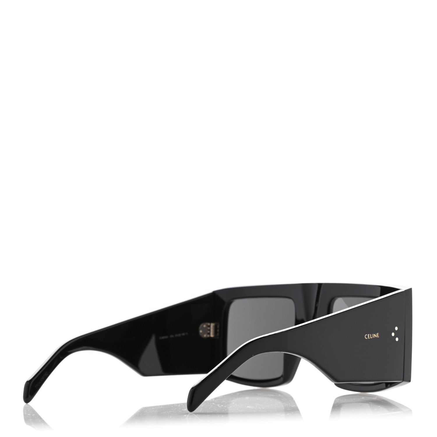 Celine Rectangular Sunglasses CL40105I Black 4 of 9