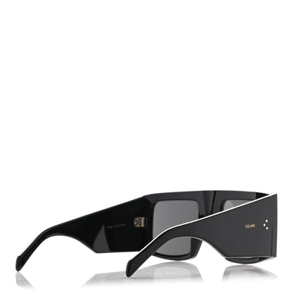 Celine Rectangular Sunglasses CL40105I Black 4 of 9