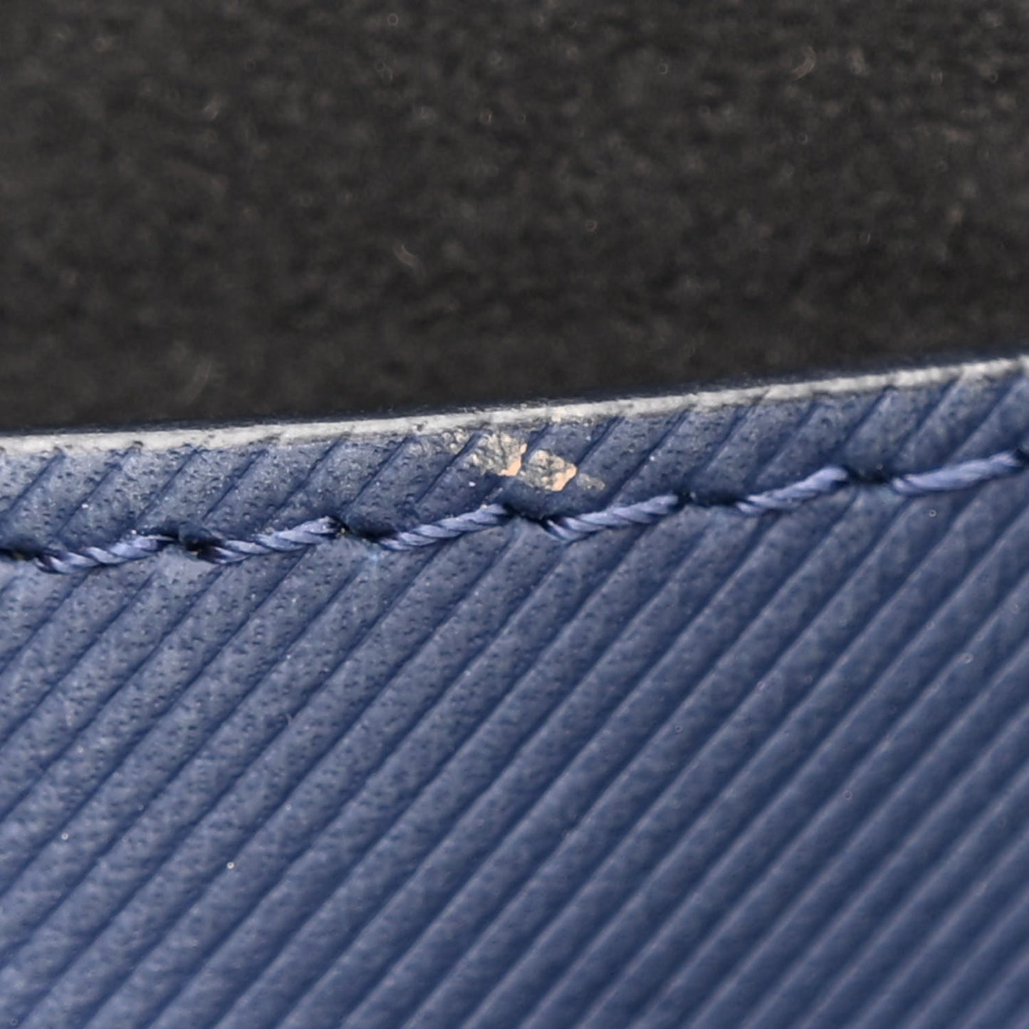 Trench Calfskin Medium DK88 Top Handle Bag Ink Blue