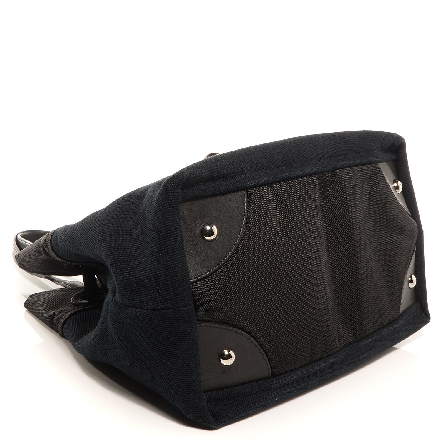 Chanel Canvas Drawstring Paris Biarritz CC Cabas Black 4 of 7