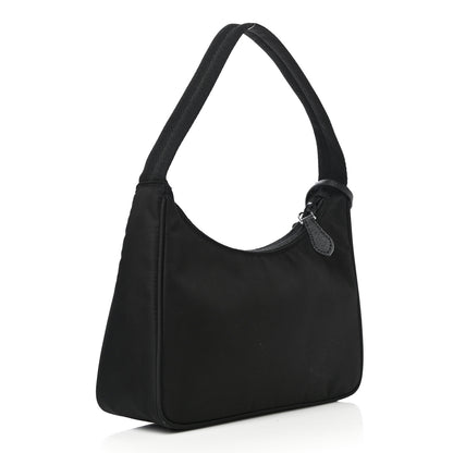 Prada Tessuto Nylon Mini Re-Edition 2000 Bag Black 3 of 11