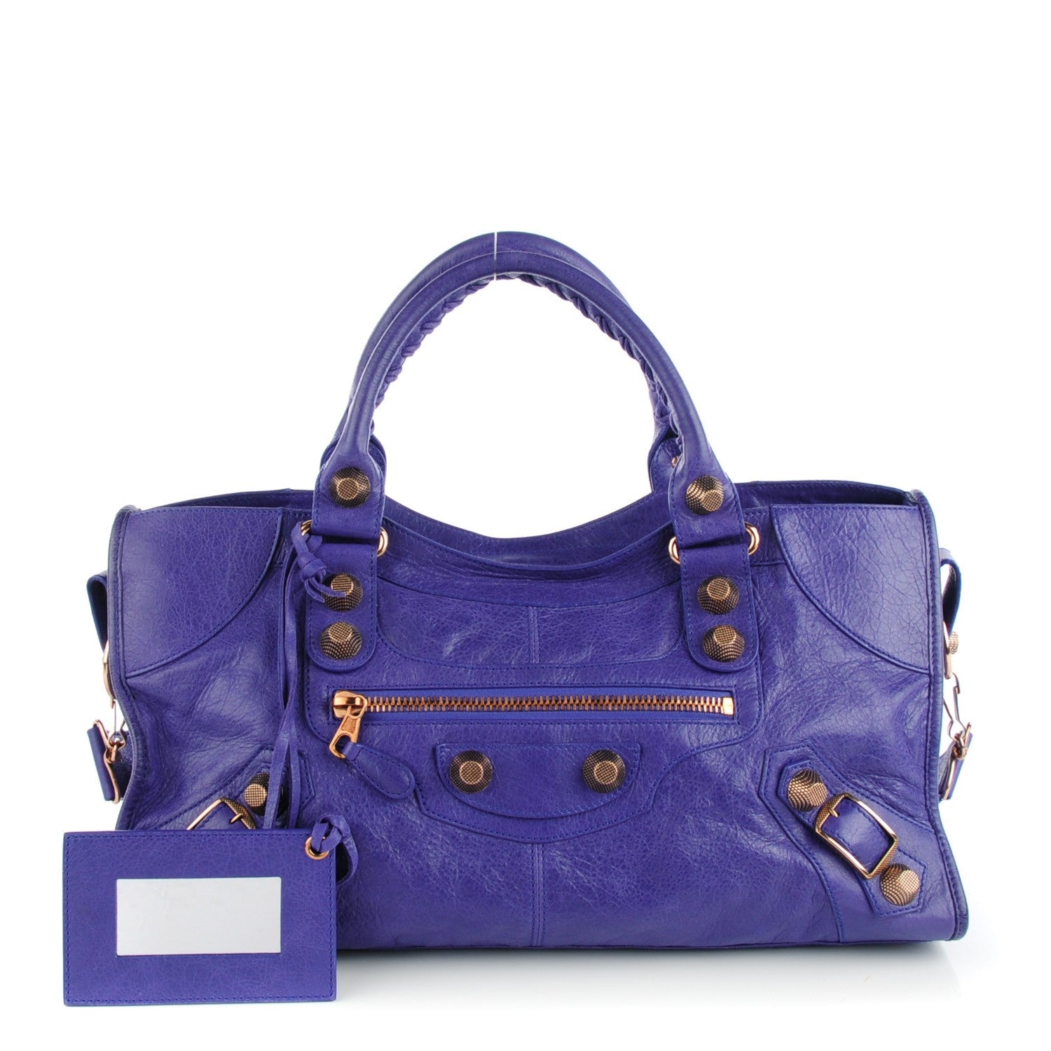 Balenciaga Agneau Giant 21 Rose Gold Hardware Part Time Bleu Lavande 1 of 7