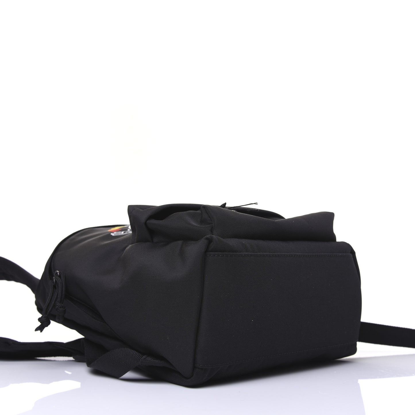 Nylon Embroidered You Are The World Explorer Backpack S Black