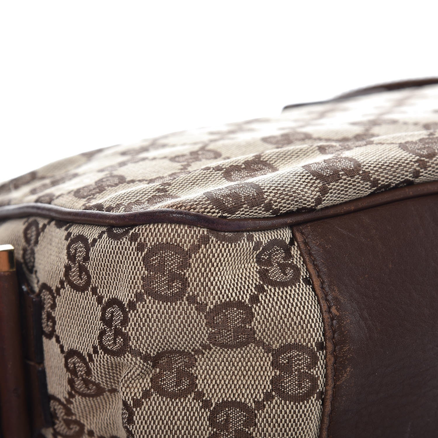 Gucci Monogram Hobo Brown 12 of 14