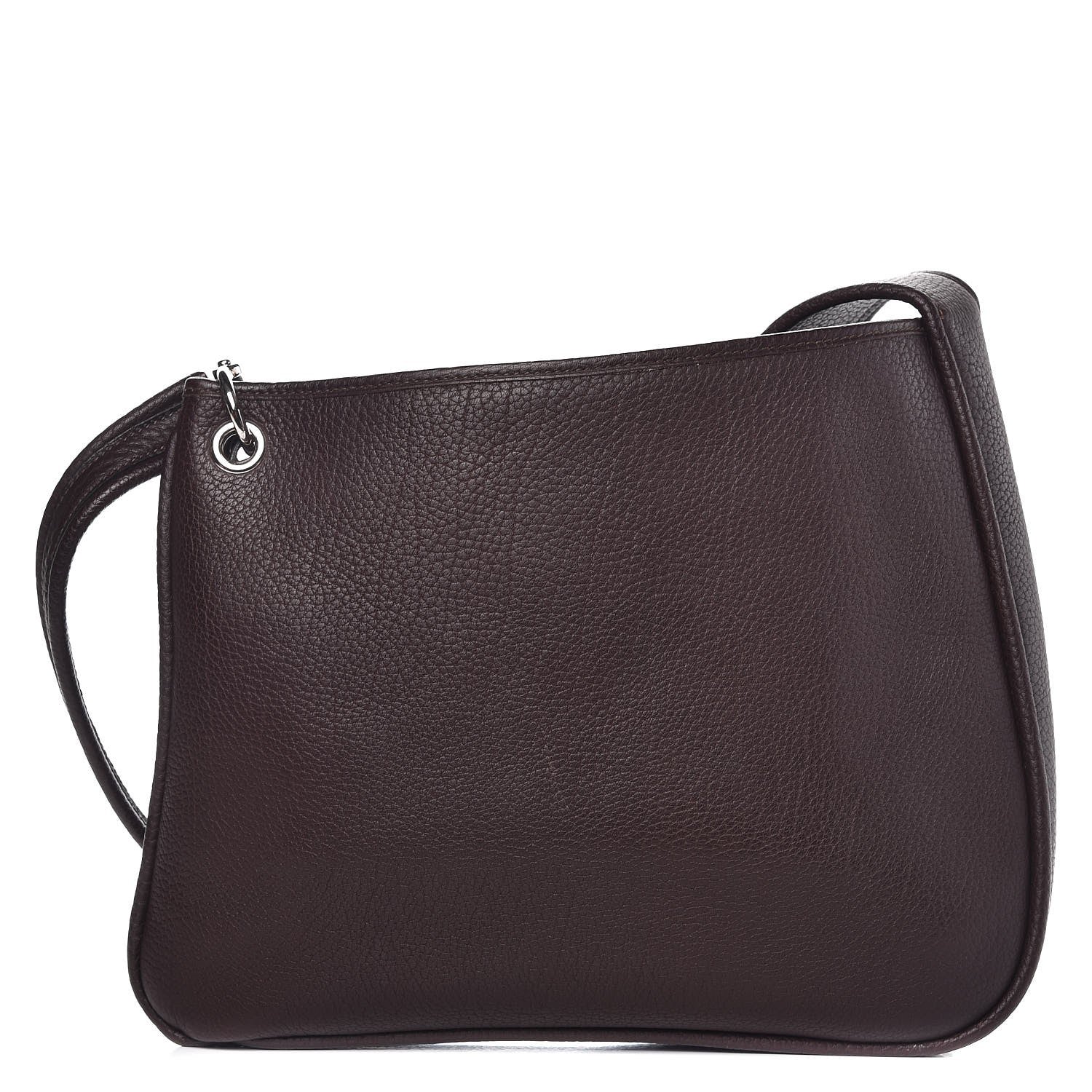 Hermes Fjord Manille II Shoulder Bag Chocolate 1 of 6