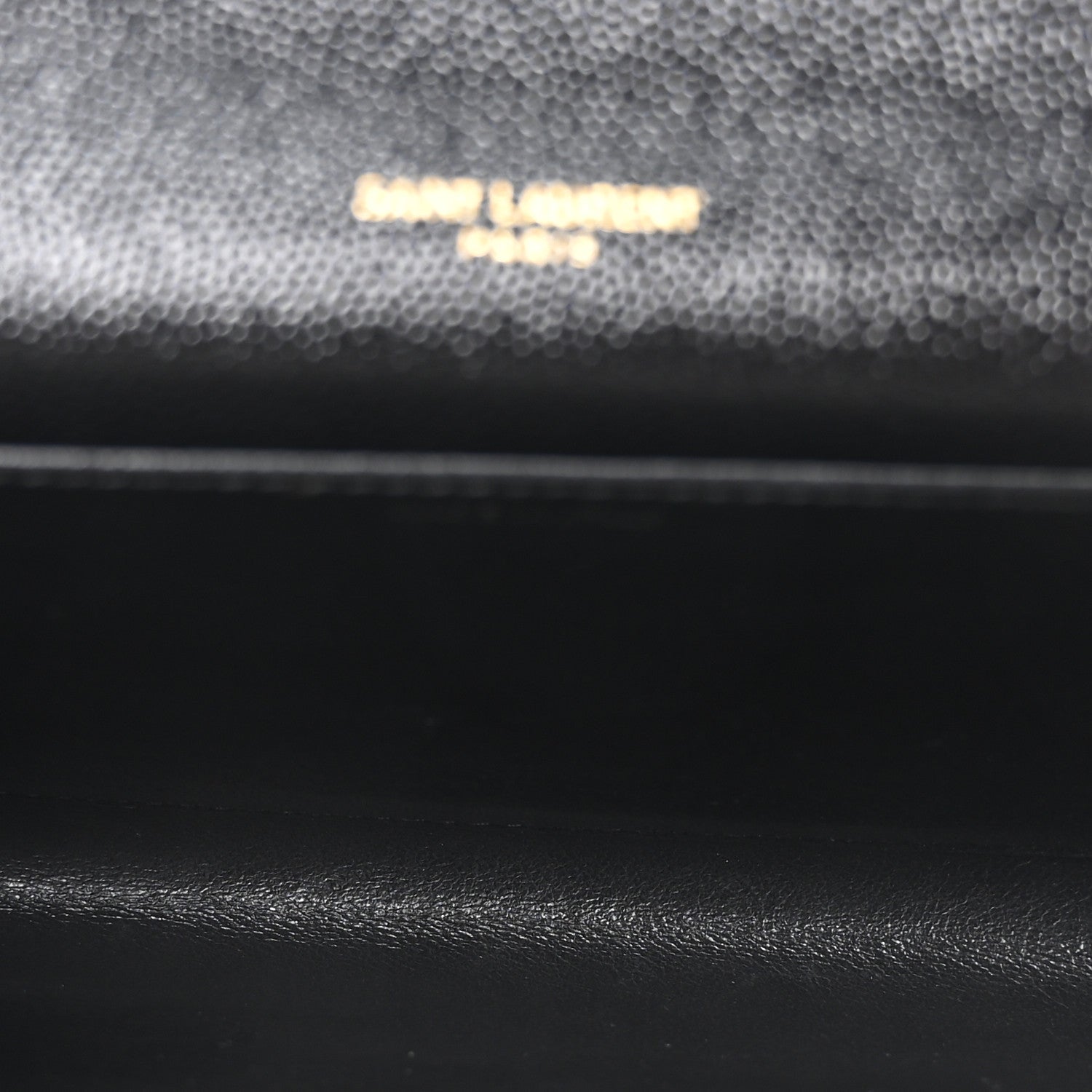 Saint Laurent Grain De Poudre Uptown Chain Wallet Black 6 of 11