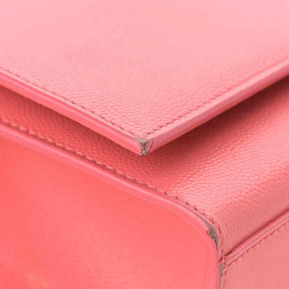 Saint Laurent Grain De Poudre Medium Classic Monogram Kate Satchel Rose Clair 14 of 20