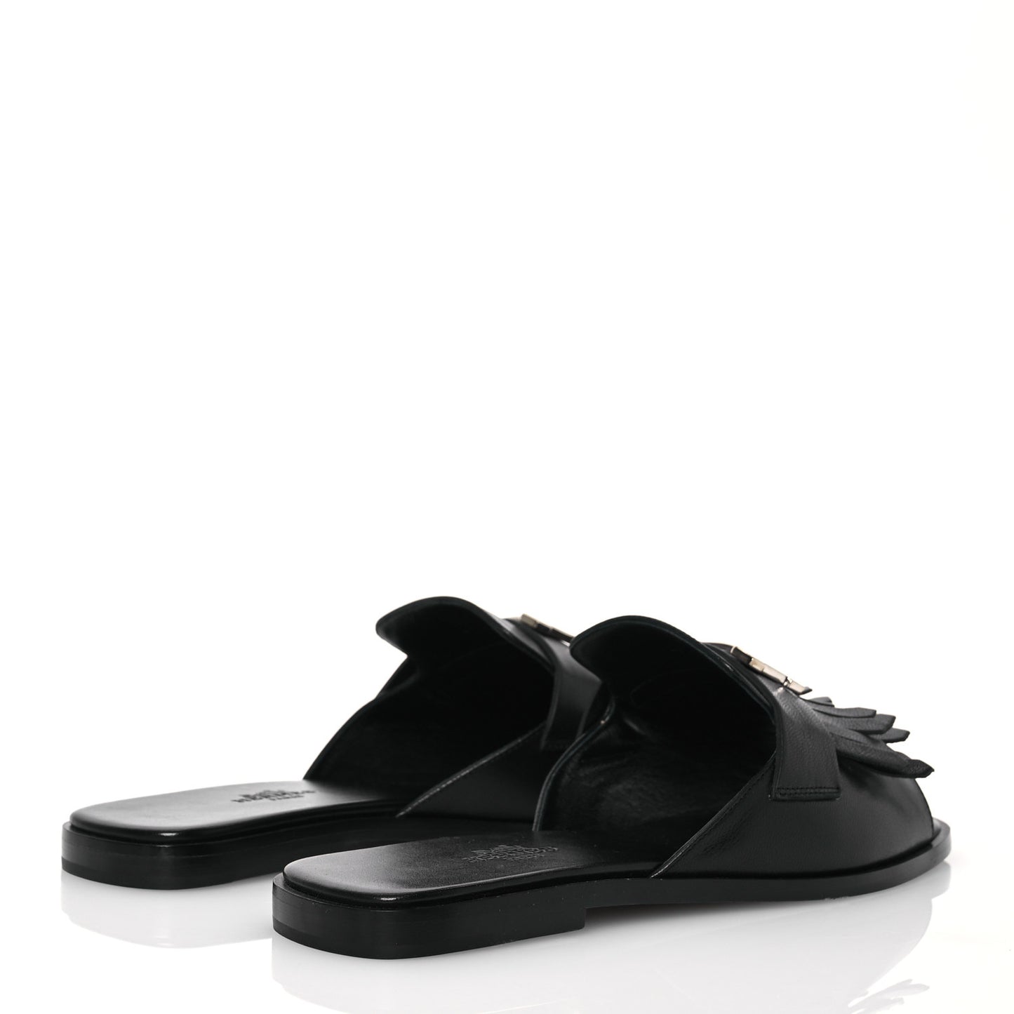 Goatskin Auteuil Sandals 37 Black