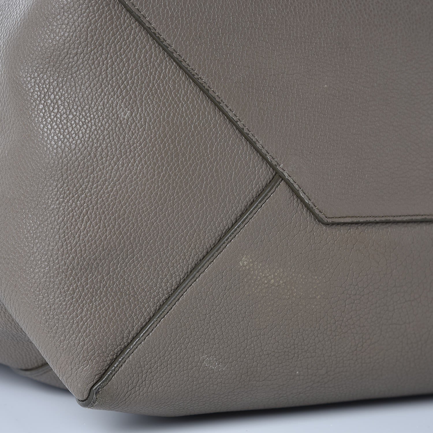 Celine Soft Grained Calfskin Small Belt Cabas Phantom Taupe 13 of 18