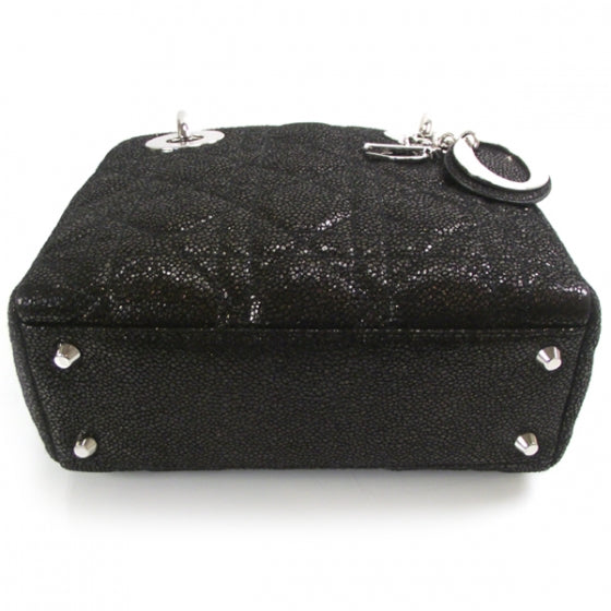 Leather Cannage Mini Lady Dior