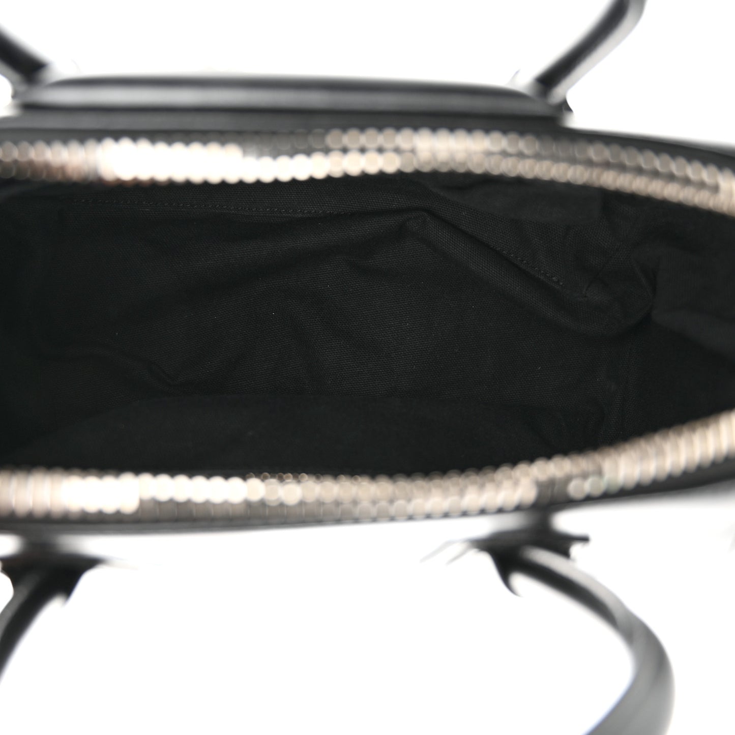 Shiny Lord Calfskin Small Antigona Black