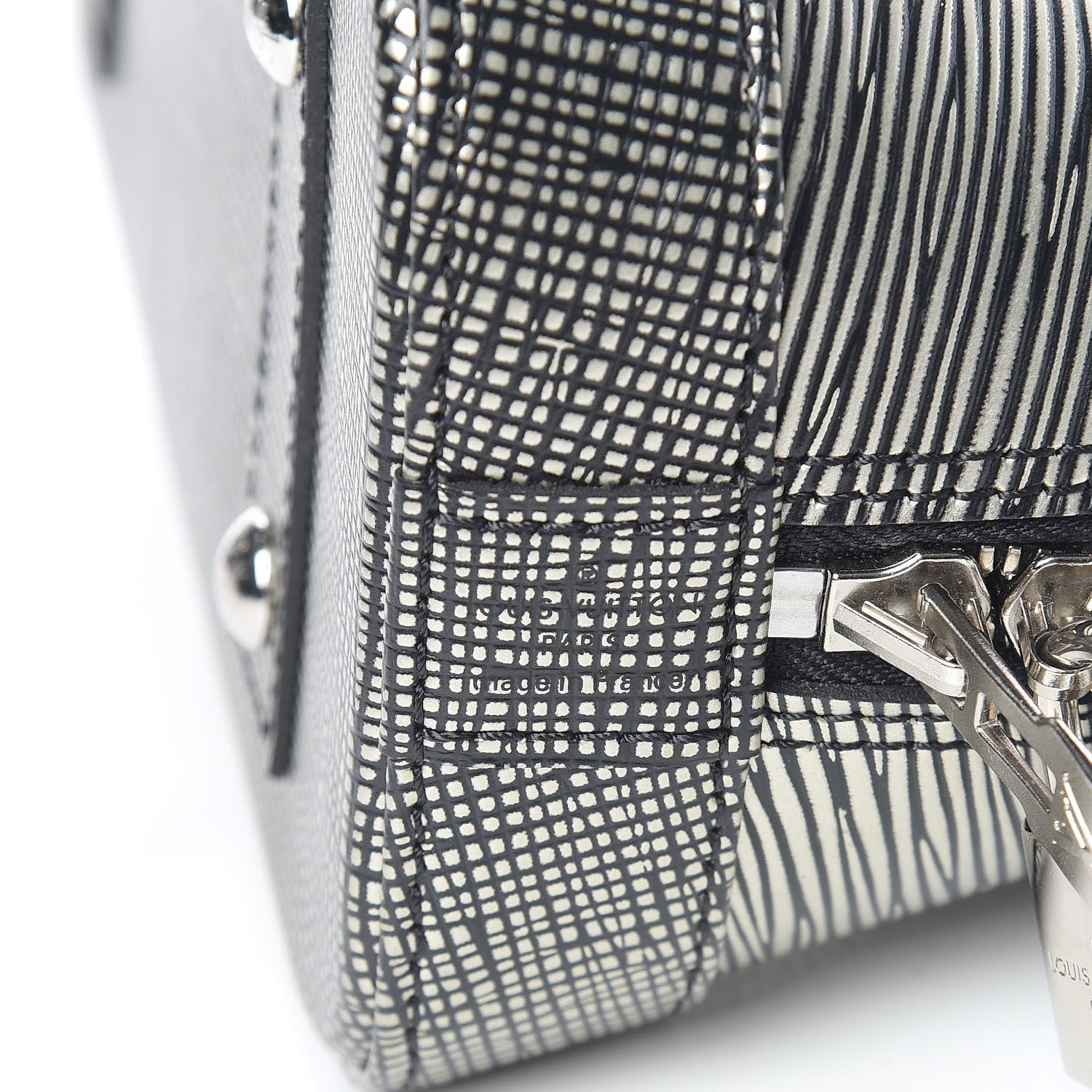 Louis Vuitton Epi Alma BB Platine 7 of 10