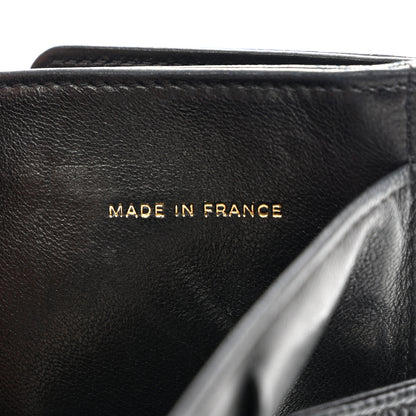 Chanel Caviar Timeless CC Compact French Wallet Black 8 of 14