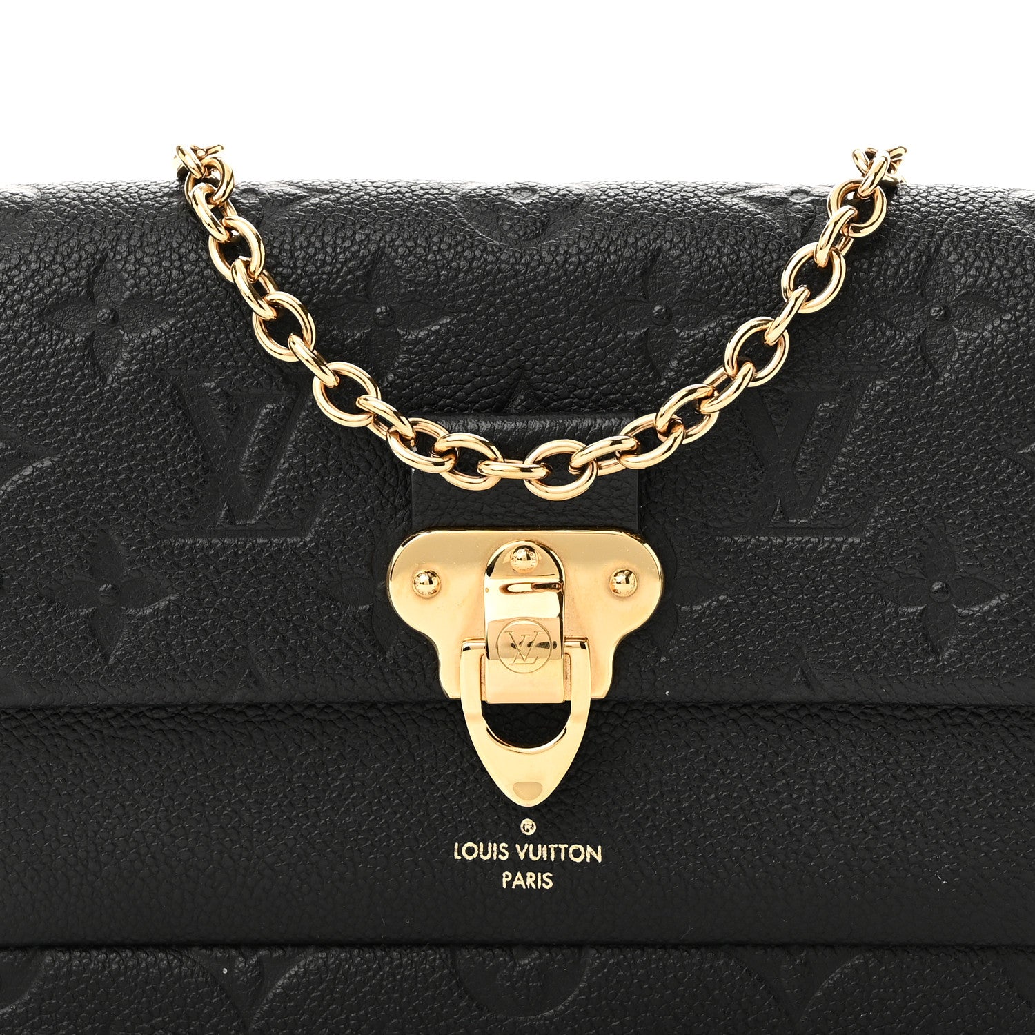 Louis Vuitton Empreinte Vavin Chain Wallet Black 7 of 10