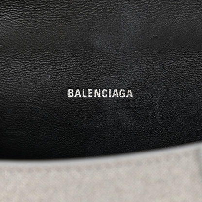 Balenciaga Glitter Fabric Hourglass Top Handle Bag XS Grey 6 of 10