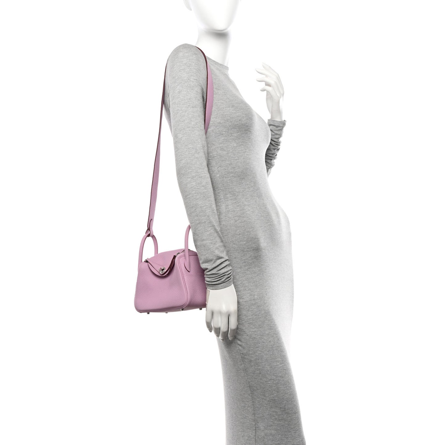 Taurillon Clemence Mini Lindy 20 Mauve Sylvestre