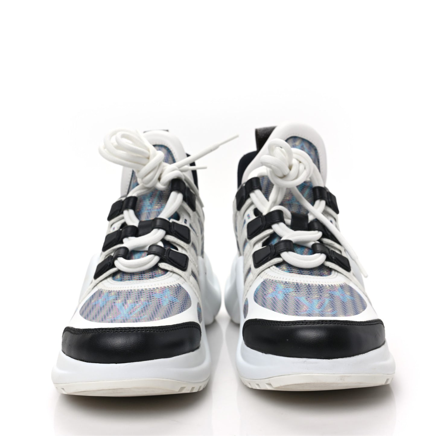 Calfskin Pop LV Archlight Sneakers 37 Blue