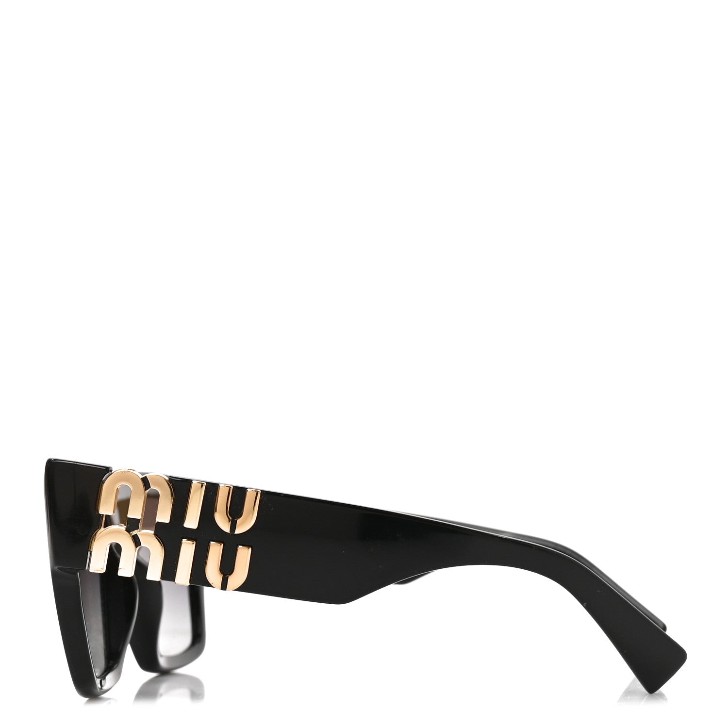 Miu Miu Acetate Glimpse Sunglasses SMU 10W Black 6 of 14