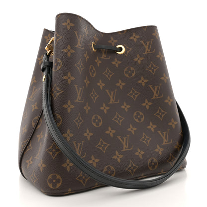 Louis Vuitton Monogram Neonoe MM Black 3 of 12